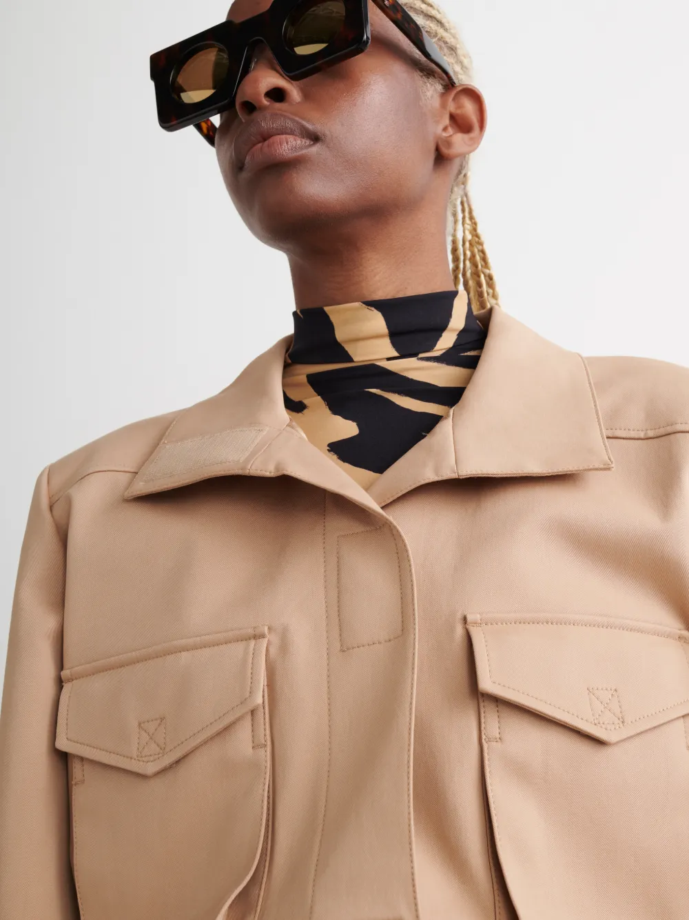 GABARDINE CARGO FIELD JACKET OffWhite™ Official Site