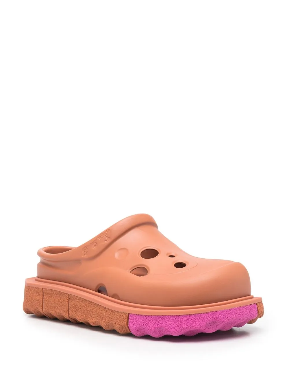 off white sponge sole meteor rubber slides
