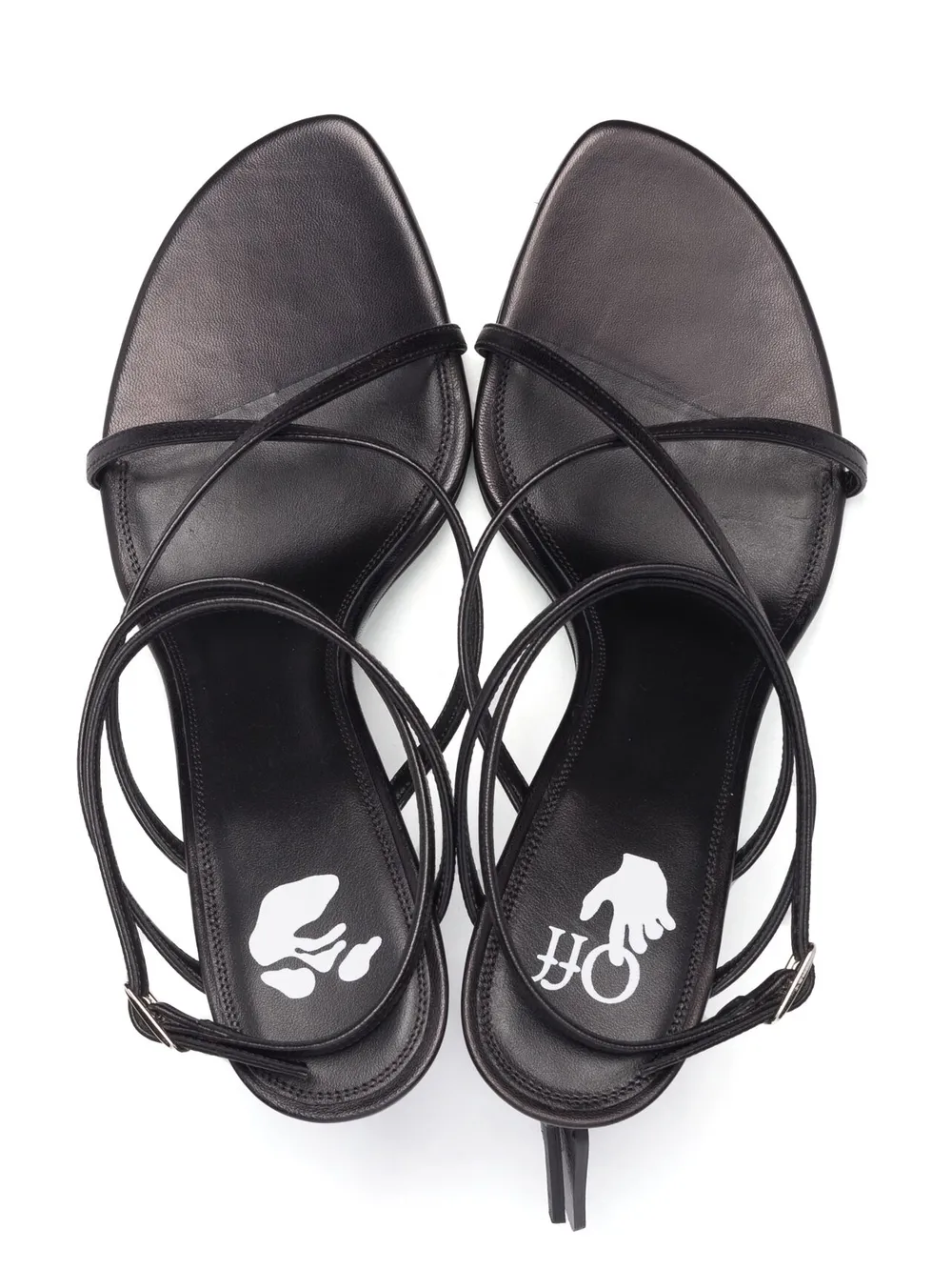 Off-White Allen high sandalen Zwart