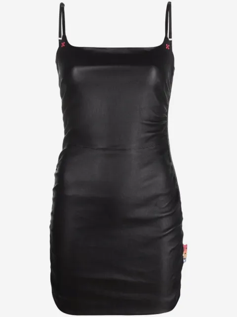 Off-White side zip detail stretch dress