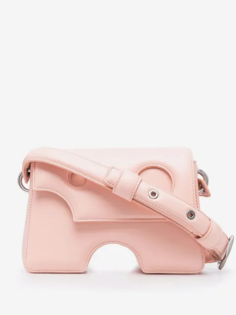 Off-White Burrow-22 leather shoulder bag