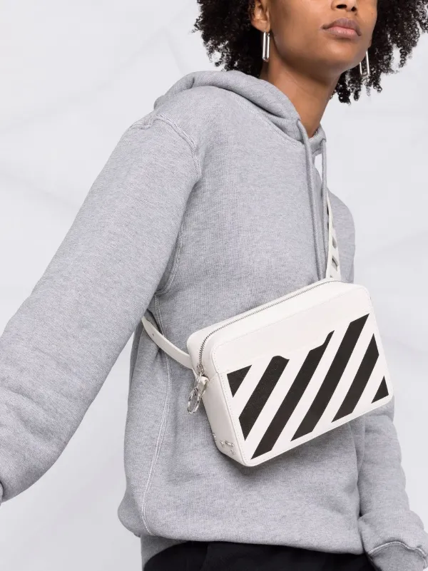 off white binder clip camera bag