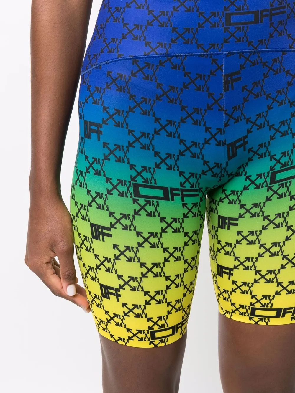 Off-White Arrows-print Biker Shorts - Farfetch