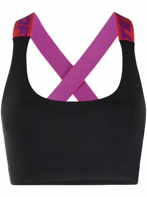 Off-White logo-trim sports bra