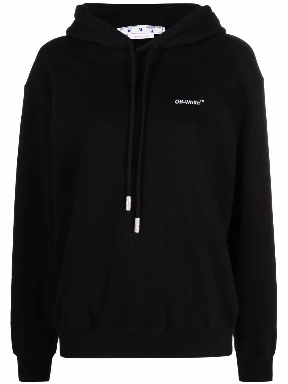 Off-White logo-print Diag Hoodie - Farfetch