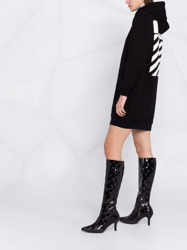 Hoodie dress shop and boots