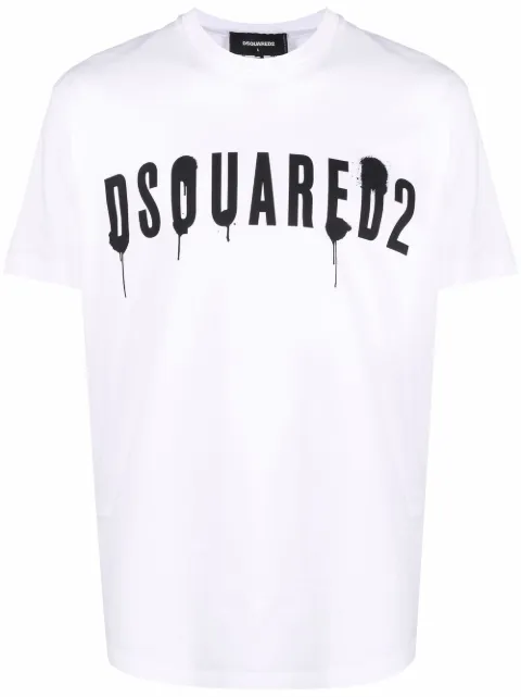DSQUARED2 playera con logo estampado