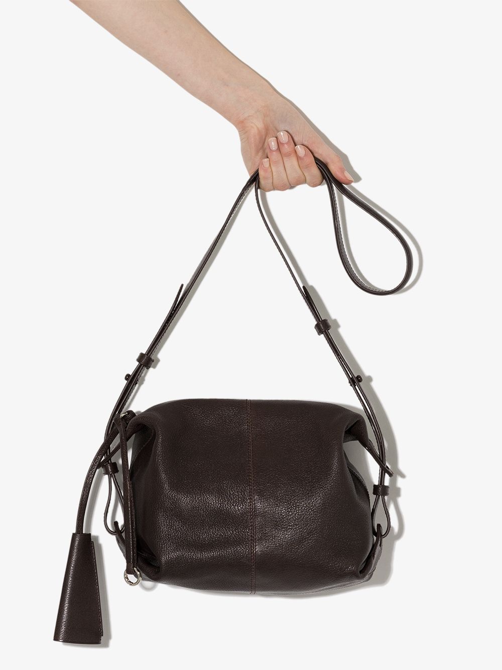 фото Lemaire folded leather shoulder bag