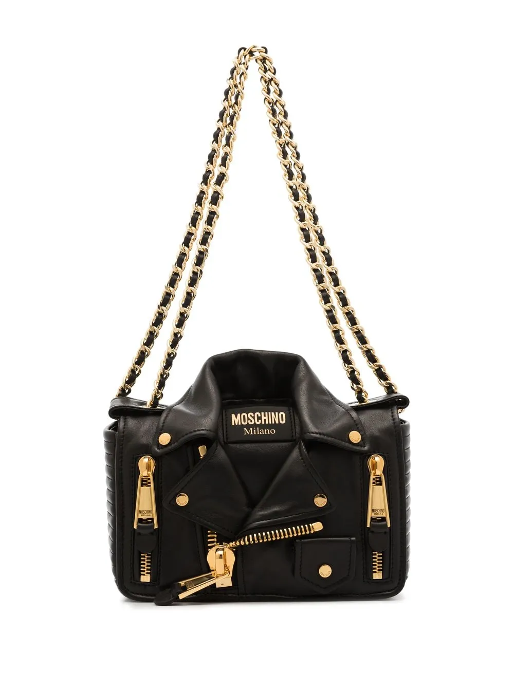 

Moschino Biker crossbody bag - Black