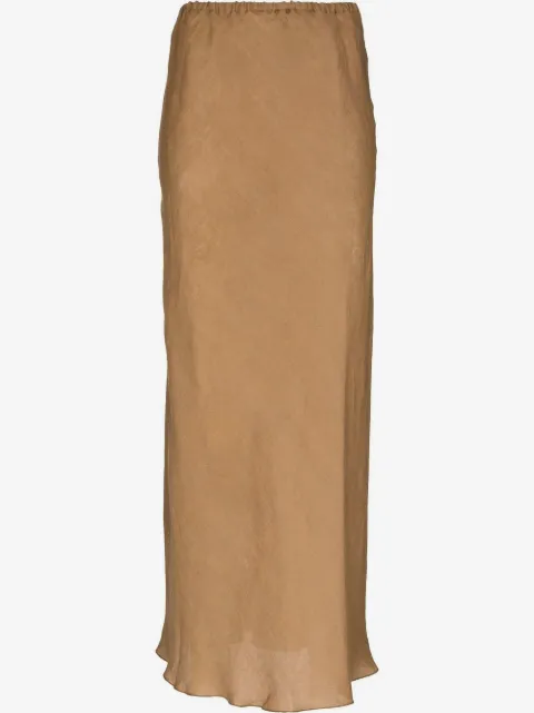 Baserange Dydine linen maxi skirt