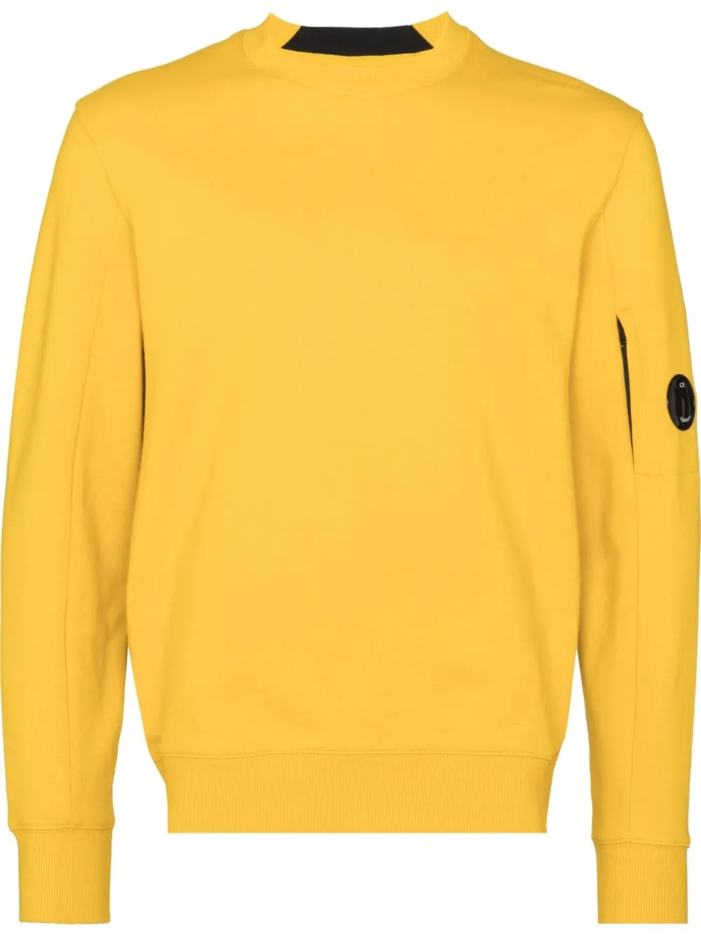 

C.P. Company sudadera con detalle de lente - Amarillo