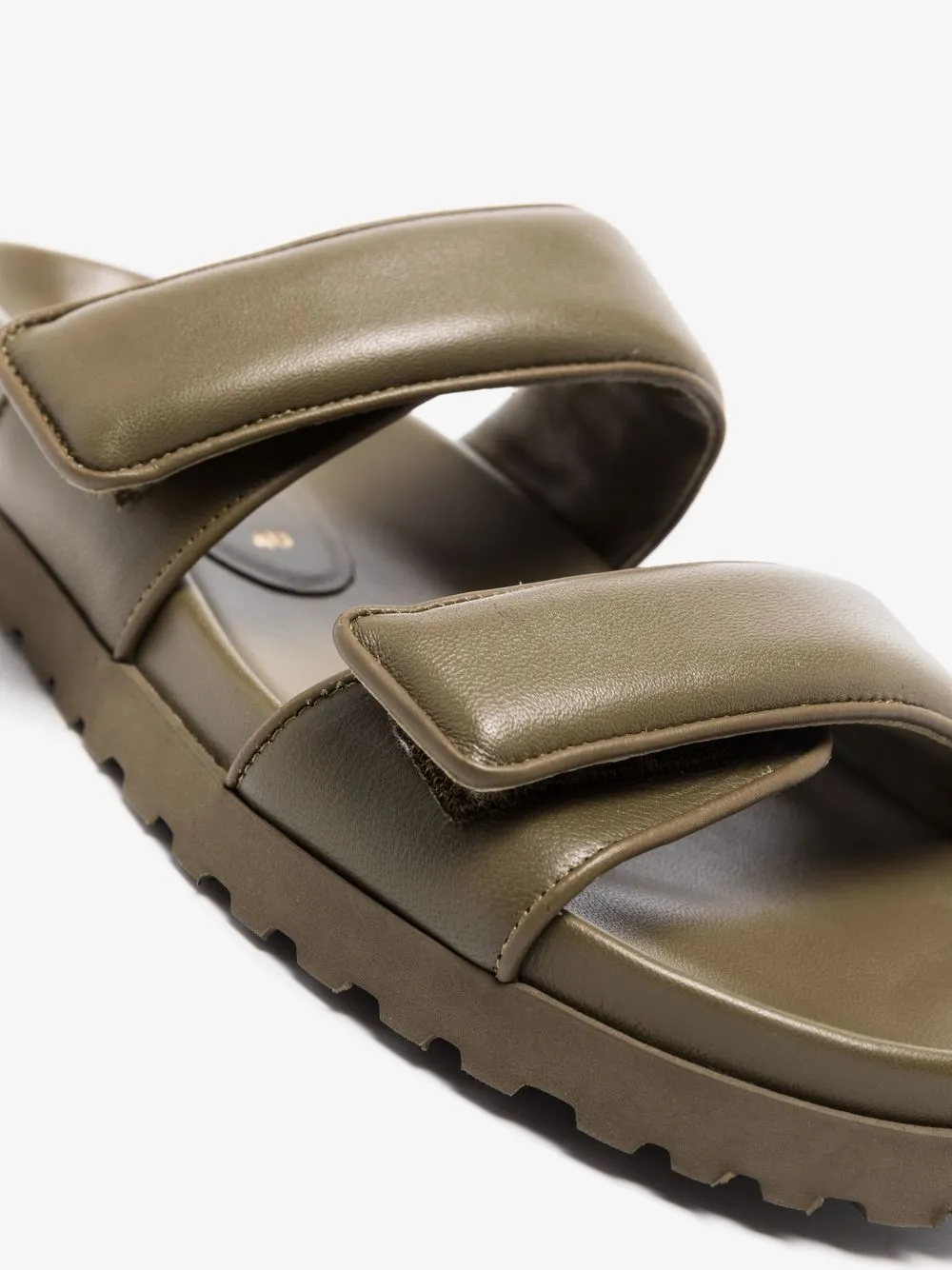 GIABORGHINI Sandalen met klittenband - Groen