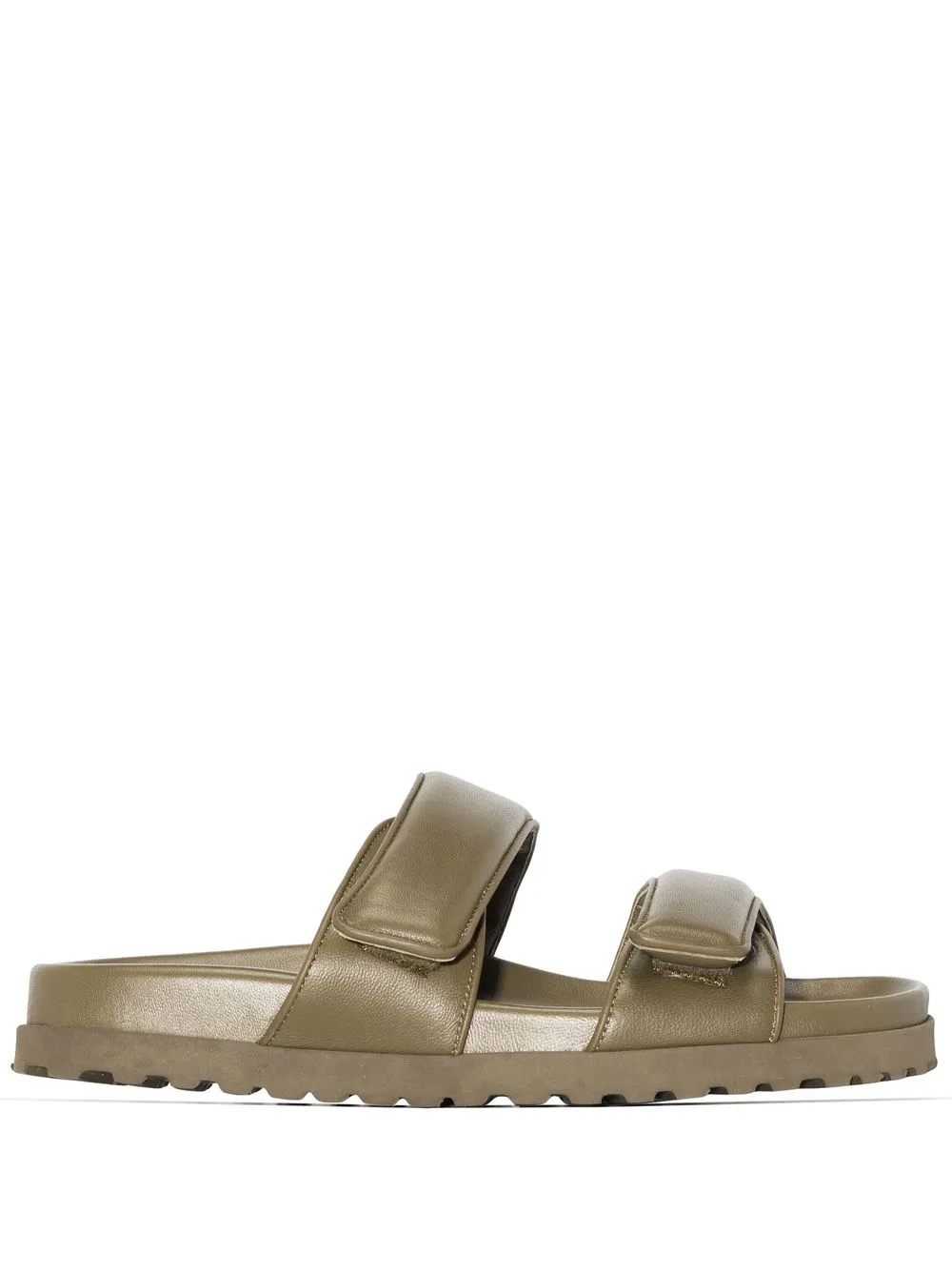 

GIABORGHINI sandalias con doble tira autoadherente - Verde