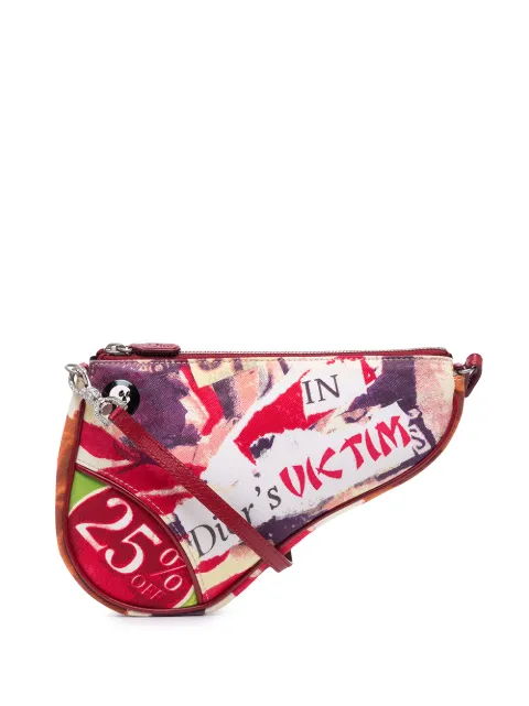 dior saddle bag therealreal