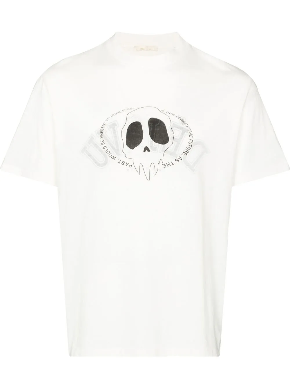 

OUR LEGACY Maverick Skull-print T-shirt - White