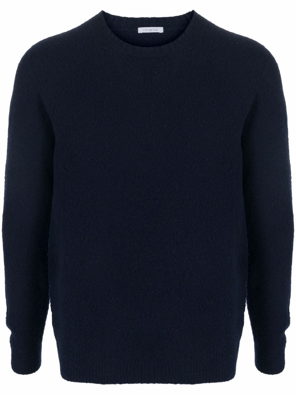 crew-neck knitted jumper