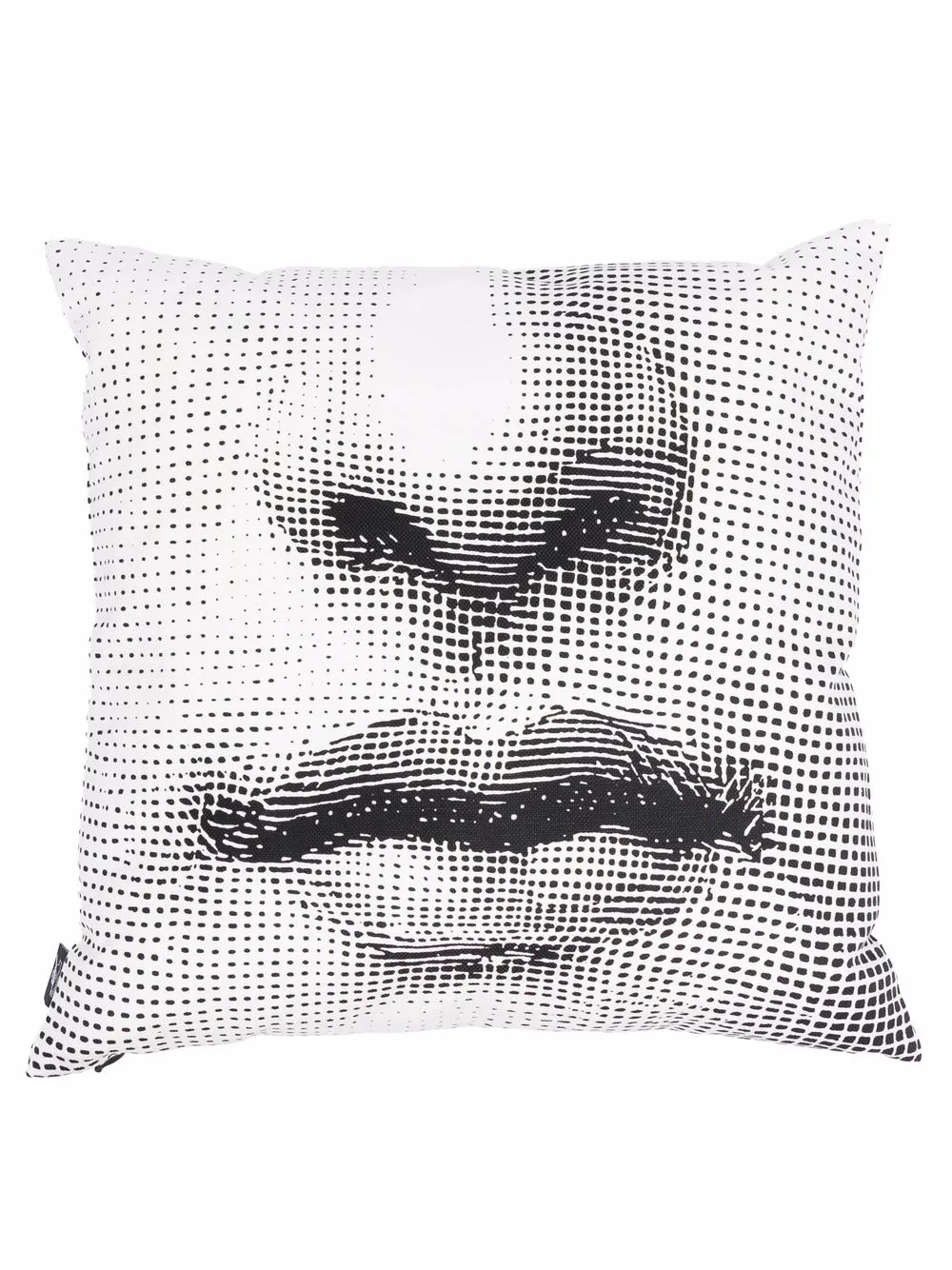 Fornasetti face print cushion | White | Image 1