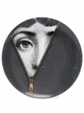 Fornasetti face print plate - Black
