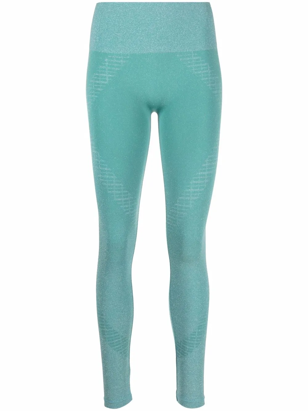 

Wolford metallic-threaded stretch leggings - Blue