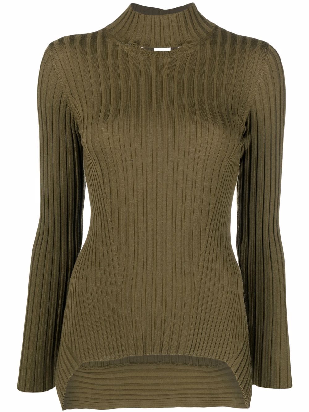 

Wolford slit-detail jumper - Green