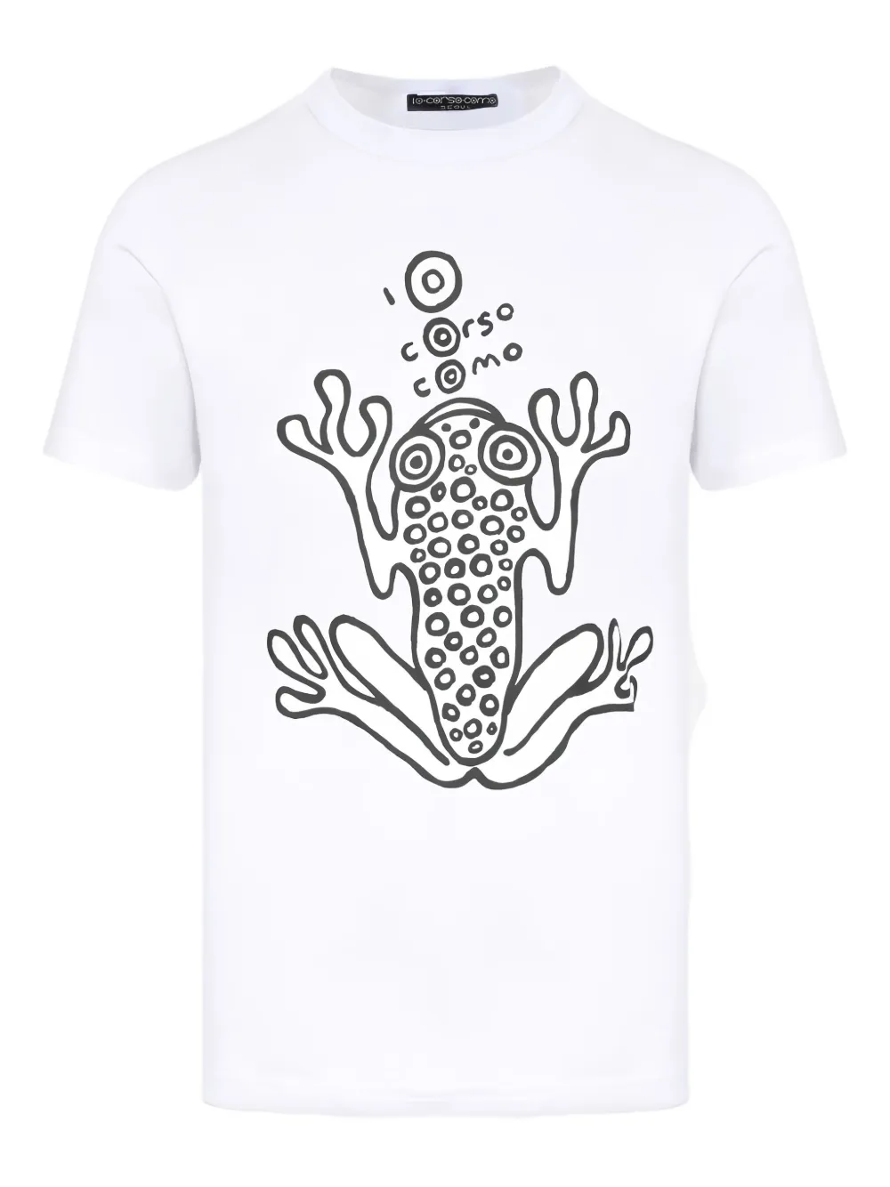 10 CORSO COMO frog-print T-shirt Wit