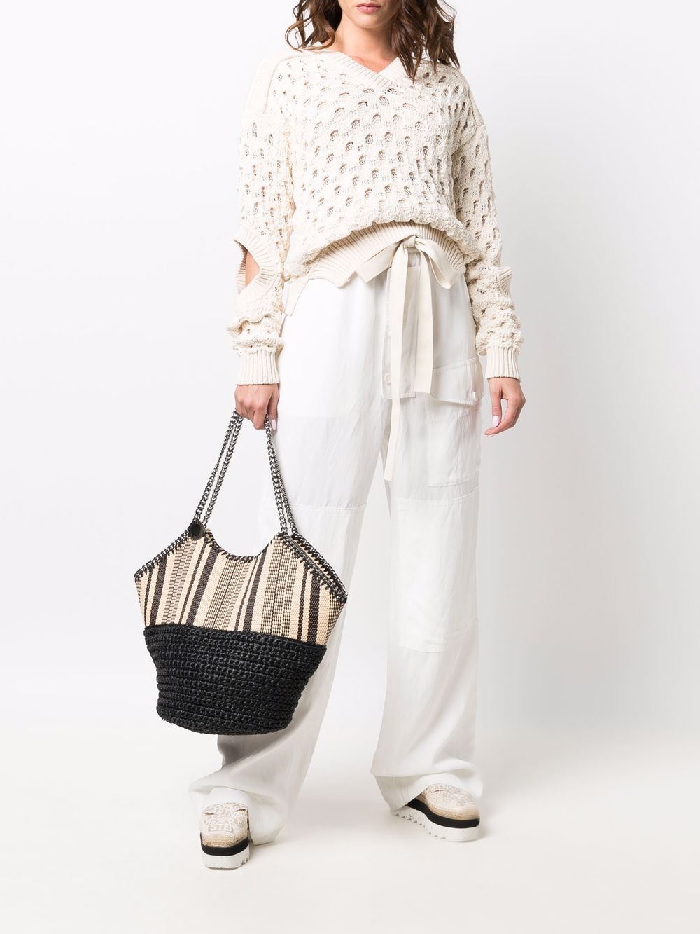 фото Stella mccartney плетеная сумка на плечо