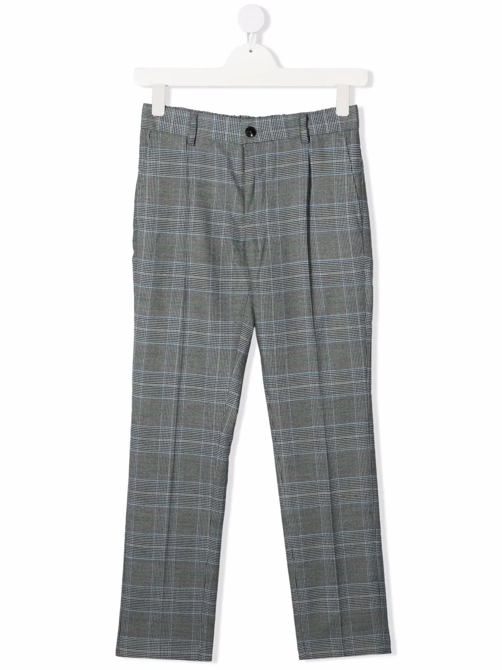фото Scotch & soda kids клетчатые брюки со складками