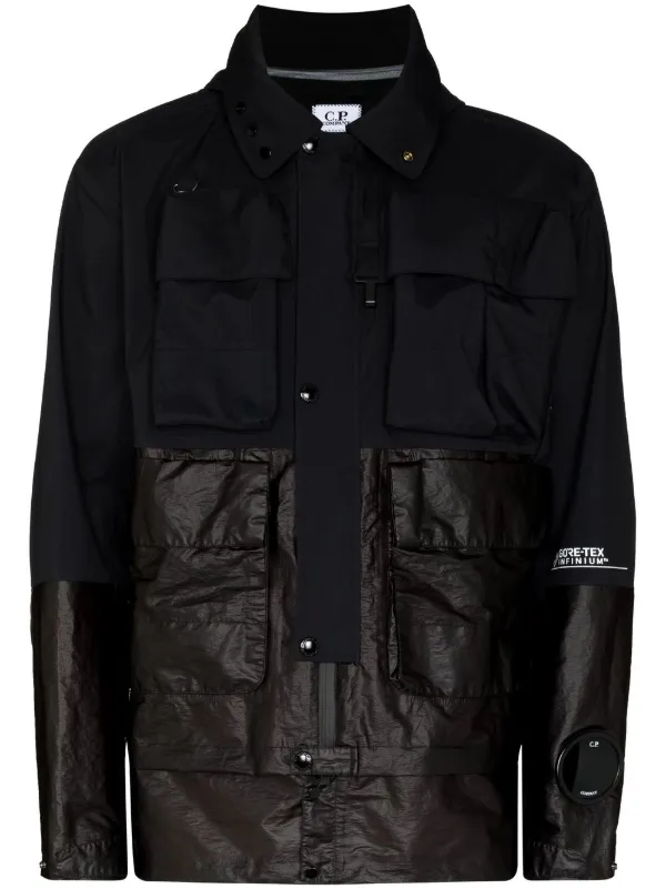 C.P. Company zip-up Hooded Jacket | Black | FARFETCH HK