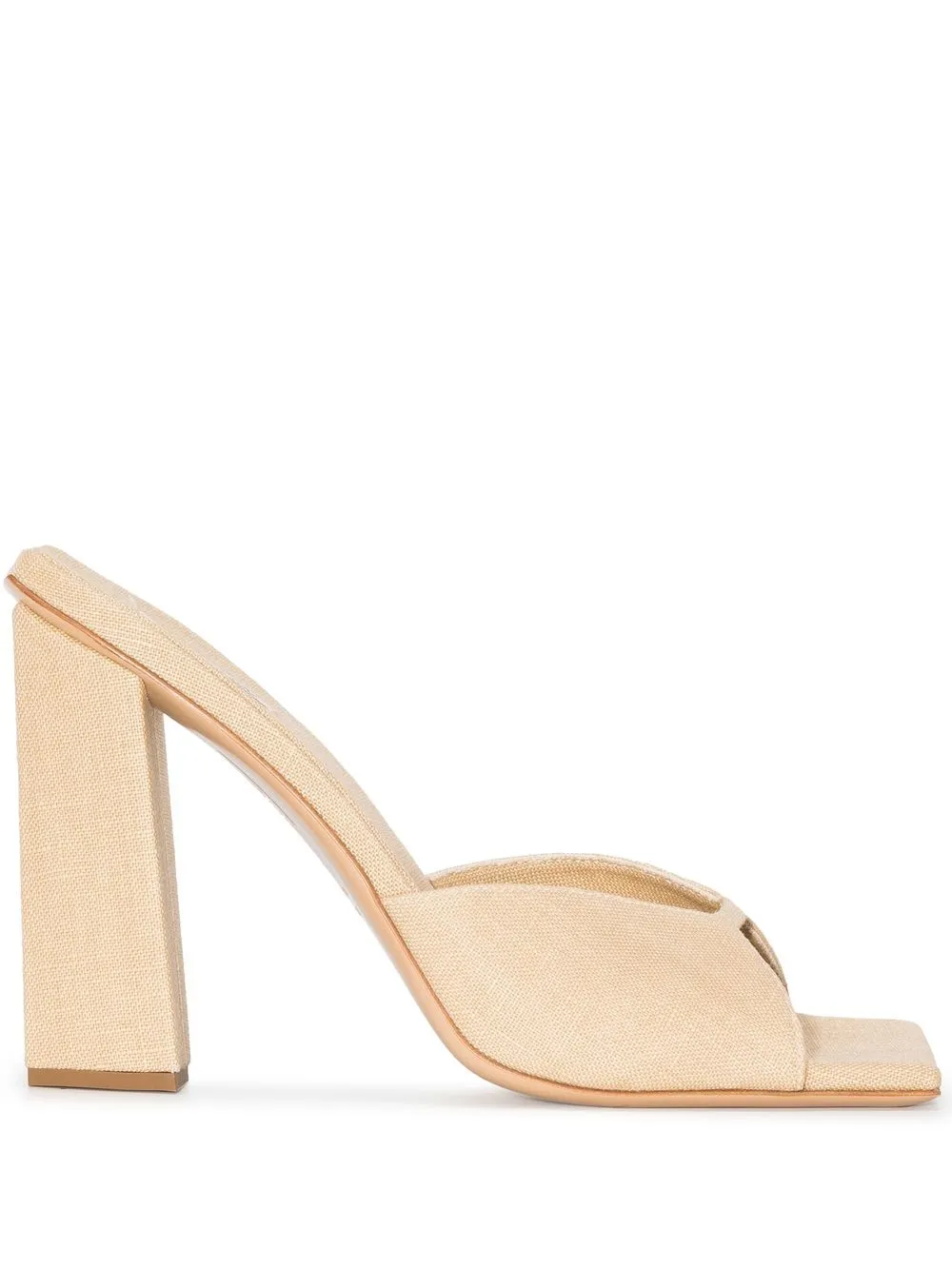 

GIABORGHINI x RHW Rosie 115mm square-toe sandals - Neutrals