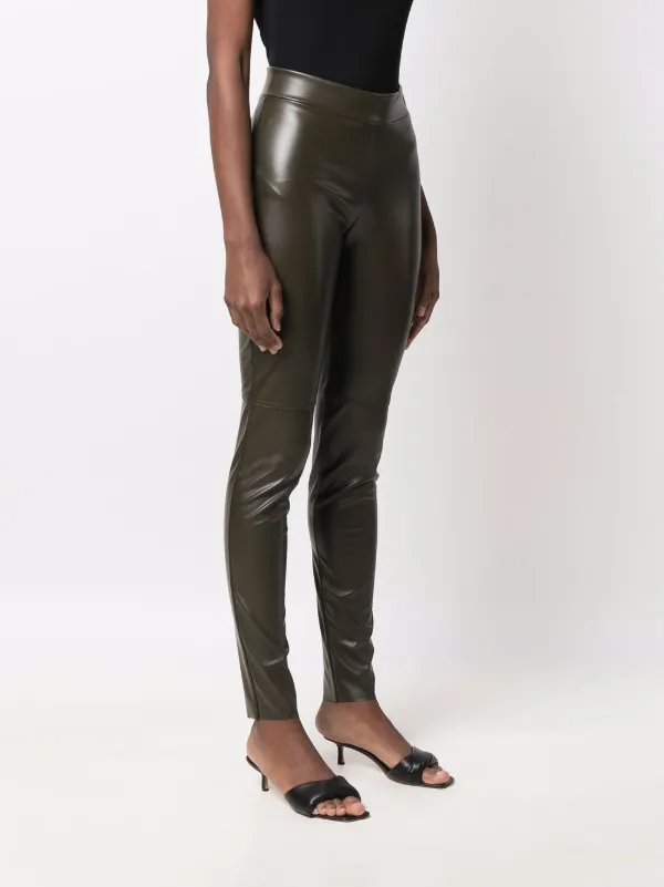 Wolford Estella faux-leather Leggings 