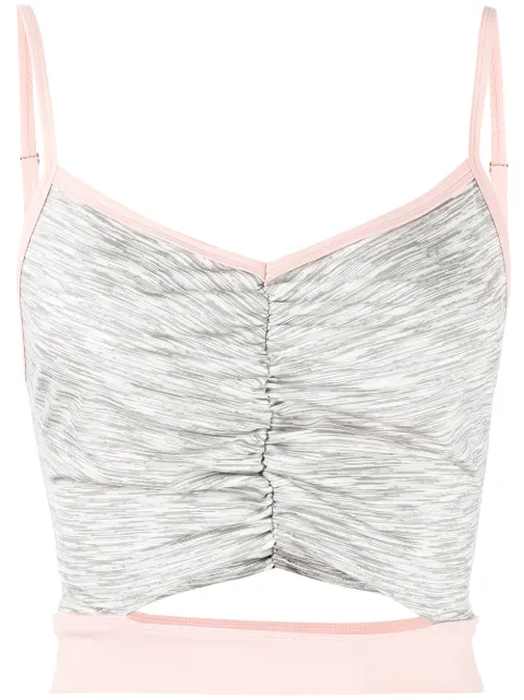 Onefifteen x BEYOND the RADAR cut-out cropped vest top 