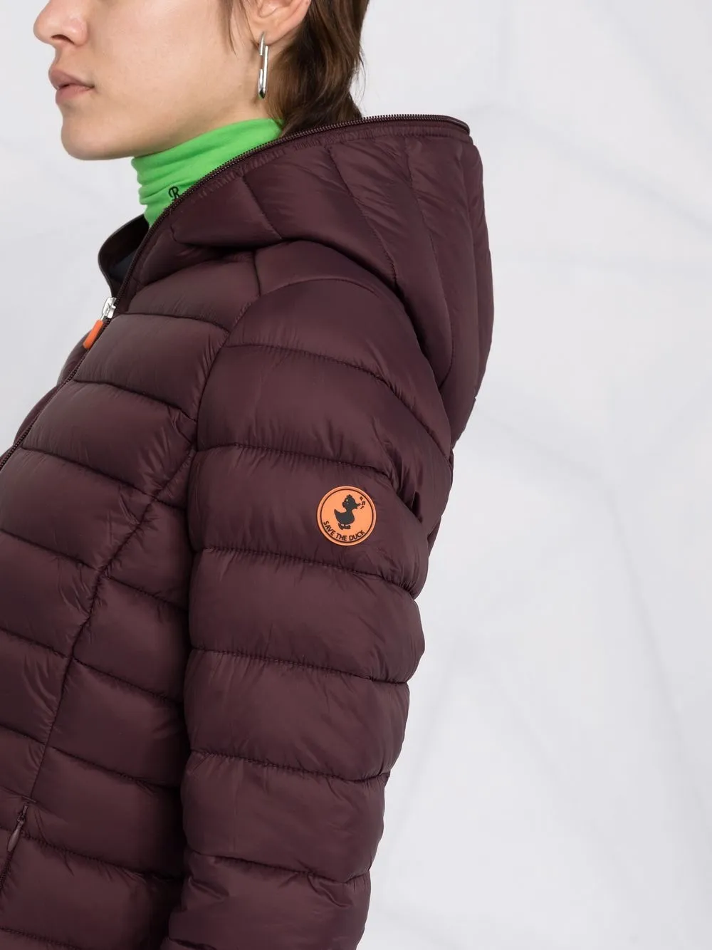 Save The Duck Gewatteerde jas Rood