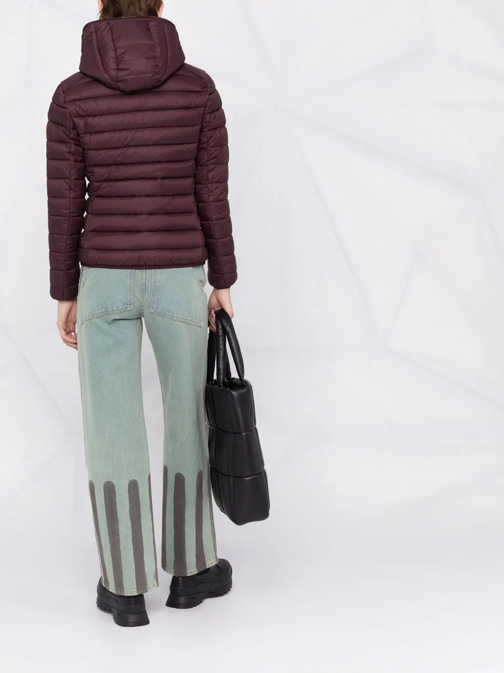 Save The Duck Gewatteerde jas Rood