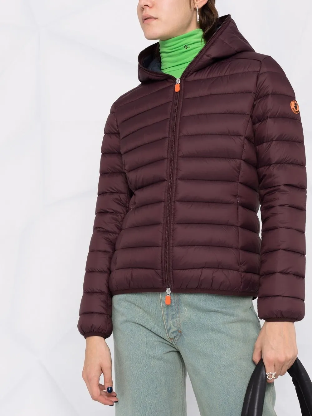 Save The Duck Gewatteerde jas Rood