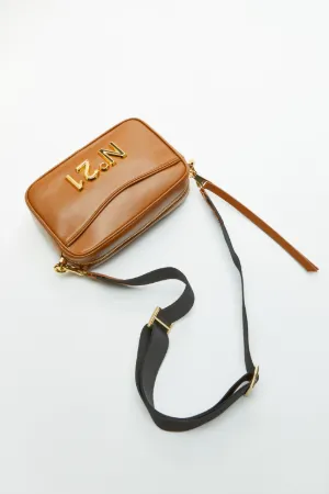 Logo Plaque Crossbody Bag