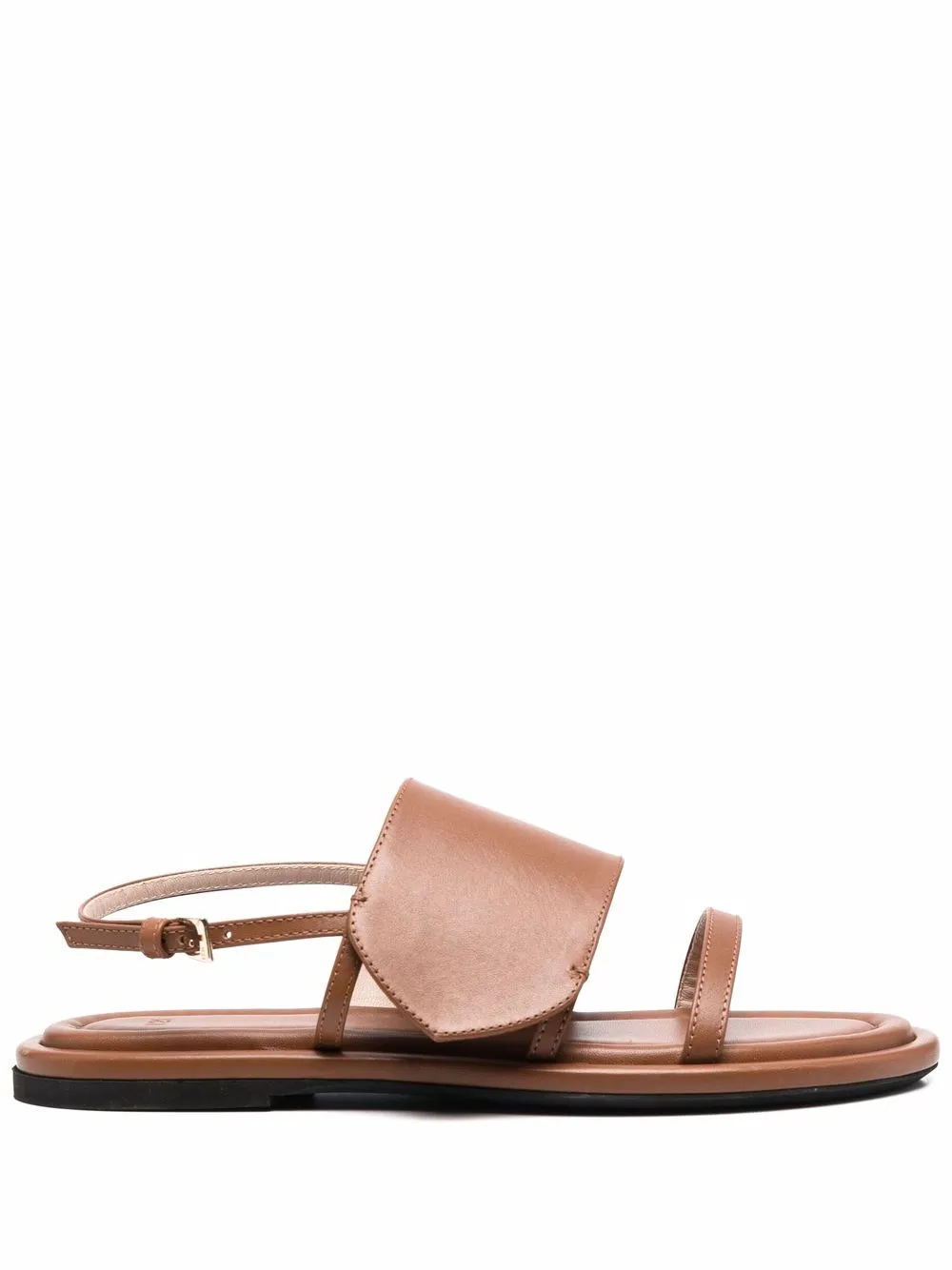 

Nº21 logo-plaque leather sandals - Brown