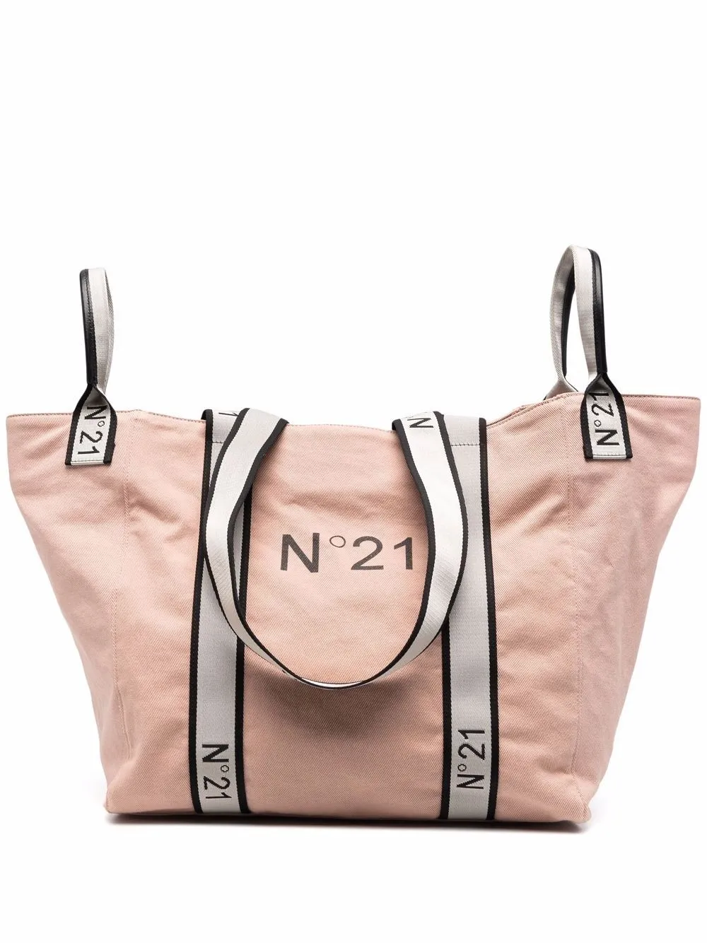 

Nº21 tote con logo en jacquard - Neutro