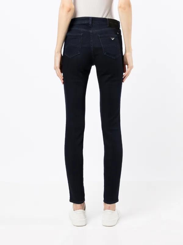 Emporio Armani Cal a Jeans Skinny Cintura Alta Farfetch