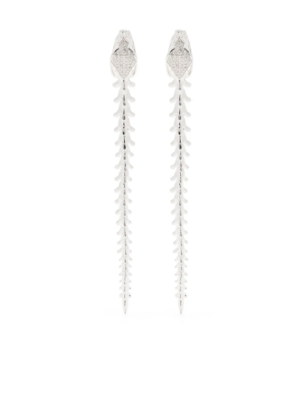 

Shaun Leane aretes con dije Serpent - Plateado