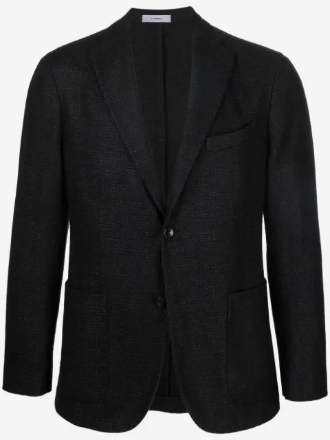 Boglioli blazer boutonné à revers crantés