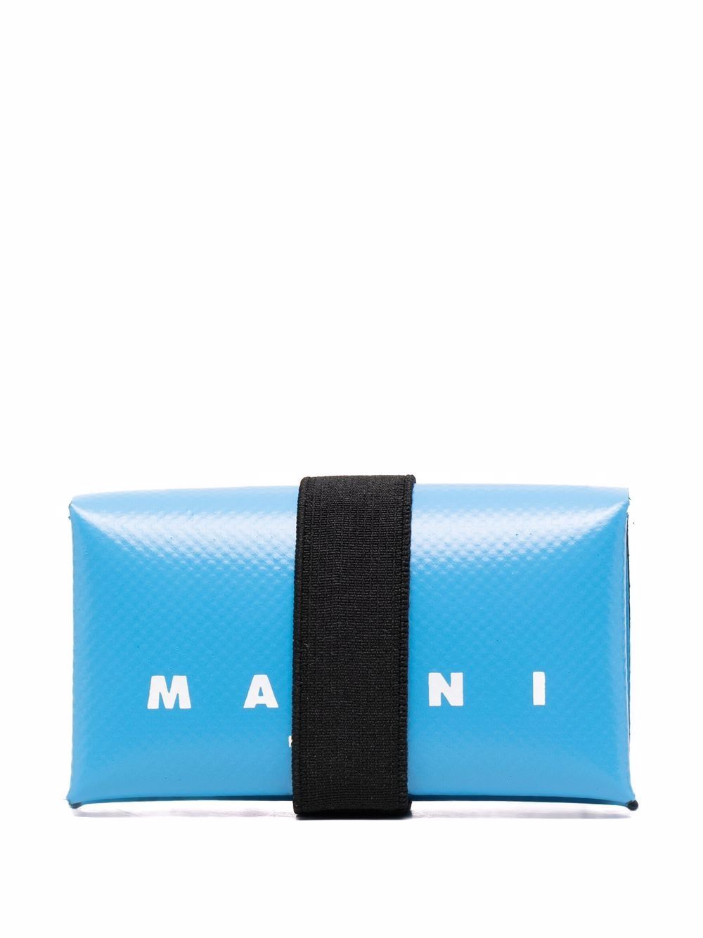 

Marni cartera plegable con logo - Azul