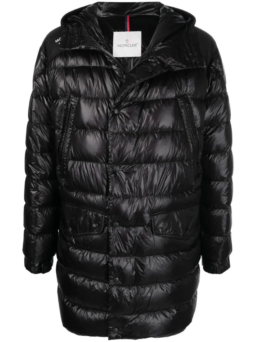 

Moncler Alderney mid-length down jacket - Black