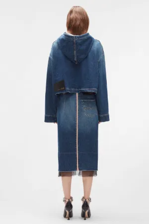 Denim Pencil Skirt