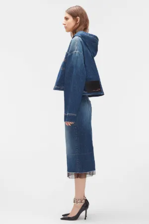 Denim Pencil Skirt