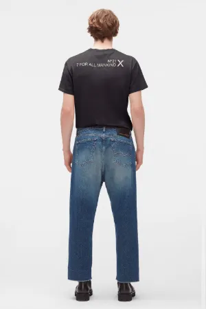 Cropped Straight-Leg Jeans