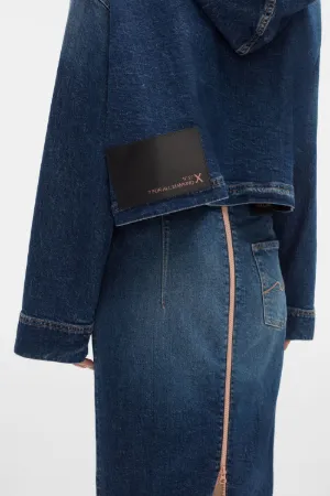 Cropped Hooded Sweatshirt