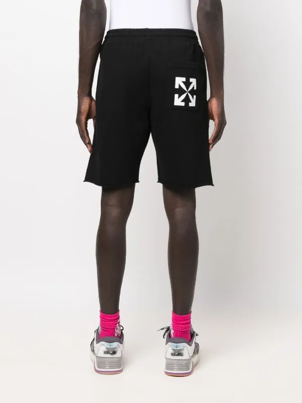 logo-print Cotton Track Shorts - Farfetch