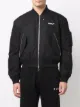 Off-White Bomberjacke mit diagonalen Streifen