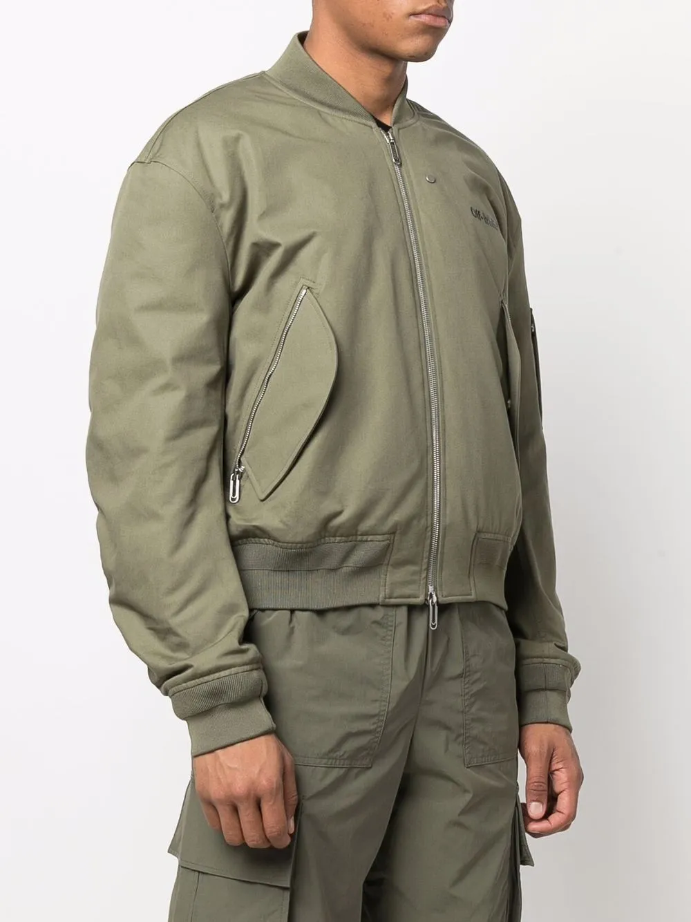 OffWhite Diagstripe Bomber Jacket Farfetch