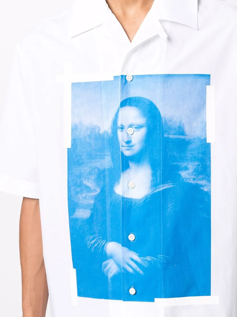 фото Off-white рубашка monalisa holiday с короткими рукавами